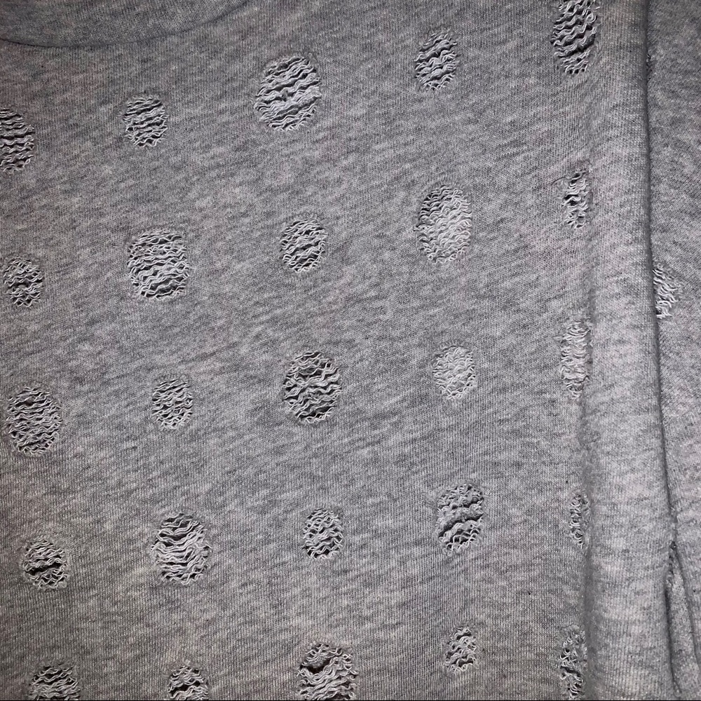 Lucky Brand distressed polka dot pullover sweater - Picture 4 of 5